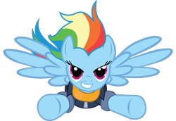 Size: 1311x901 | Tagged: safe, artist:mantisprayer, rainbow dash, pegasus, pony, the last problem, female, flying, looking at you, mare, older, older rainbow dash, simple background, smiling, solo, spread wings, transparent background, vector, wings