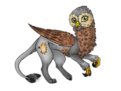 Size: 2048x1536 | Tagged: safe, artist:melonseed11, oc, oc only, griffon, cutie mark on griffon, male, simple background, solo, transparent background