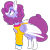 Size: 2500x2500 | Tagged: safe, artist:bublebee123, oc, oc only, oc:flower shines, pony, icey-verse, alternate hairstyle, chest fluff, clothes, commission, ear piercing, earring, female, high res, jewelry, magical lesbian spawn, mare, markings, offspring, open-chest sweater, parent:bluebonnet, parent:rolling thunder, parents:bluethunder, piercing, redesign, simple background, solo, sweater, tattoo, transparent background