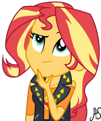 Size: 810x970 | Tagged: safe, artist:sparkling-sunset-s08, sunset shimmer, display of affection, equestria girls, g4, my little pony equestria girls: better together, simple background, solo, transparent background, vector
