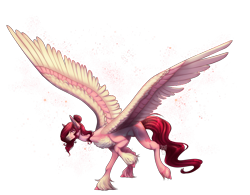 Size: 3932x3066 | Tagged: safe, artist:lastaimin, oc, oc only, oc:feather sweets, pegasus, pony, female, high res, mare, simple background, solo, transparent background