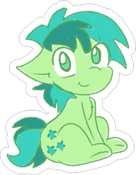 Size: 528x677 | Tagged: safe, artist:zutcha, sandbar, earth pony, pony, g4, adorable face, chest fluff, cute, cute face, looking at you, male, no nose, no pupils, sandabetes, simple background, sitting, smiling, solo, transparent background