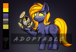 Size: 2540x1750 | Tagged: safe, artist:freak-side, oc, oc only, cyborg, pony, robot, robot pony, adoptable, auction, solo
