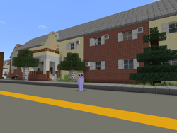 Size: 2048x1536 | Tagged: safe, artist:topsangtheman, cloud kicker, g4, game screencap, house, minecraft, tree