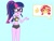 Size: 2048x1536 | Tagged: safe, artist:draymanor57, sci-twi, twilight sparkle, equestria girls, g4, belly button, bikini, clothes, clothes swap, female, glasses, ponytail, sleeveless, sunset shimmer's beach shorts swimsuit, swimsuit, swimsuit swap