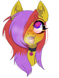 Size: 3072x4096 | Tagged: safe, artist:missclaypony, earth pony, pony, blushing, bust, female, heart eyes, mare, portrait, simple background, solo, transparent background, wingding eyes