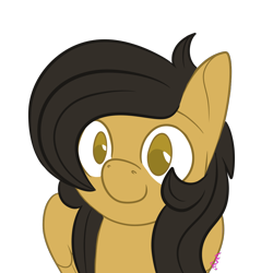 Size: 1100x1100 | Tagged: safe, alternate version, artist:inkynotebook, part of a set, oc, oc only, oc:crisom chin, pegasus, pony, background removed, commission, simple background, smiling, solo, transparent background, ych result