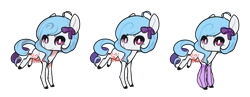 Size: 1233x478 | Tagged: safe, artist:ao-i, oc, oc only, earth pony, pony, base used, bow, clothes, colored hooves, female, hair bow, hoof fluff, leg warmers, magical lesbian spawn, mare, offspring, parent:rainbow dash, parent:rarity, parents:raridash, pc, see-through, simple background, solo, transparent background