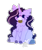 Size: 1024x1205 | Tagged: safe, artist:purediamond360, oc, oc only, oc:amara, pony, unicorn, chest fluff, chibi, cookie, female, food, mare, simple background, solo, transparent background