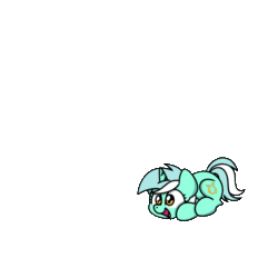 Size: 1200x1200 | Tagged: safe, artist:sugar morning, part of a set, lyra heartstrings, pony, unicorn, g4, animated, female, gif, happy, jumping, leaping, loop, mare, simple background, solo, sugar morning's jumping ponies, transparent background