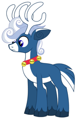 Size: 1768x2696 | Tagged: safe, artist:fusion sparkle, oc, oc only, oc:diego, deer, reindeer, commission, solo