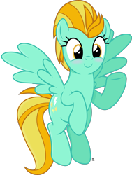 Size: 2366x3126 | Tagged: safe, artist:anime-equestria, lightning dust, pegasus, pony, g4, blushing, cute, dustabetes, female, happy, high res, mare, simple background, smiling, solo, transparent background, vector, wings