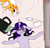 Size: 2425x2338 | Tagged: safe, artist:kawaii zhele, oc, oc only, oc:lurid shadow, cat, bag, bed, high res, solo, tired