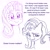 Size: 2048x2048 | Tagged: dead source, safe, artist:chapaghettii, starlight glimmer, pony, unicorn, g4, dialogue, female, grin, high res, nervous, nervous smile, self ponidox, smiling, solo