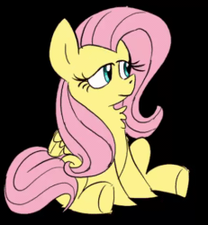 Size: 444x480 | Tagged: safe, artist:mirabuncupcakes15, fluttershy, butterfly, pegasus, pony, g4, animated, butterfly on nose, cute, female, folded wings, insect on nose, looking around, looking at something, mare, no sound, shyabetes, sitting, smiling, solo, spread wings, startled, turning, webm, wings