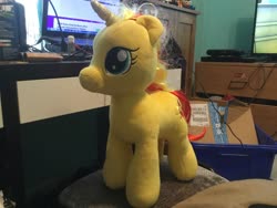 Size: 3264x2448 | Tagged: safe, sunset shimmer, pony, unicorn, g4, build-a-bear, female, high res, irl, photo, plushie, solo