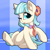 Size: 3120x3121 | Tagged: safe, artist:gleamydreams, coco pommel, earth pony, pony, g4, cocobetes, cute, female, flower, flower in hair, high res, mare, necktie, one eye closed, solo, weapons-grade cute, wink, winking at you