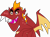 Size: 5477x4000 | Tagged: safe, artist:melisareb, garble, dragon, g4, gauntlet of fire, .svg available, absurd resolution, bust, cute, freckles, gardorable, inkscape, male, simple background, solo, transparent background, vector