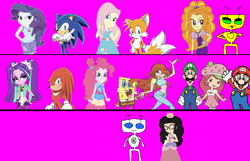 Size: 3040x1953 | Tagged: safe, artist:ketrin29, artist:sonicsuperstar1991, artist:user15432, adagio dazzle, aria blaze, fluttershy, pinkie pie, rarity, oc, oc:aaliyah, human, equestria girls, g4, my little pony equestria girls: better together, my little pony equestria girls: legend of everfree, 1000 hours in ms paint, aaliyah, amulet, b.e.n, b.e.n.2, barely eqg related, base used, bloom (winx club), camp everfree outfits, clothes, crossover, crossover shipping, crown, dress, female, fluttertails, jewelry, knuckles the echidna, luigi, male, mario, mario & luigi, mario & sonic, mario and sonic, miles "tails" prower, music festival outfit, necklace, needs more saturation, nintendo, pinkiebob, rainbow s.r.l, rarisonic, regalia, relationships, sega, shipping, sonic the hedgehog, sonic the hedgehog (series), spongebob squarepants, straight, strawberry shortcake, strawberry shortcake (character), super mario bros., winx club