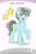 Size: 2037x3056 | Tagged: safe, anonymous editor, color edit, edit, seven seas, star dancer, earth pony, pony, g4, my little pony: the manga, my little pony: the manga - a day in the life of equestria vol. 2, colored, female, high res, looking at you, mare, simple background, solo, white background