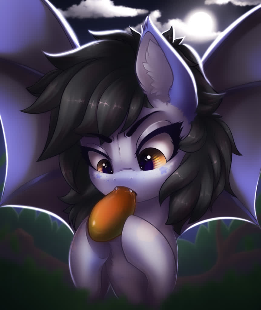 safe, artist:falafeljake, oc, oc only, oc:mitzy, bat pony, pony, bat pony o...