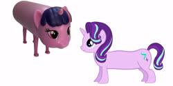 Size: 6000x3000 | Tagged: safe, edit, editor:pepepony, starlight glimmer, twilight sparkle, pony, g4, long glimmer, long pony, meme, thermos