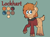 Size: 1363x998 | Tagged: safe, artist:retro_hearts, oc, oc only, oc:lockhart, deer, deer pony, original species, pony, blue eyes, clothes, cute, deer oc, freckles, hoodie, male, outline, reference sheet, simple background, smiling, solo