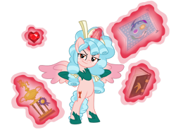 Size: 1280x941 | Tagged: safe, artist:melodybluecrystal, cozy glow, alicorn, pony, g4, alicornified, belly, bipedal, book, cozycorn, flag of equestria, gem, magic, older, older cozy glow, race swap, simple background, telekinesis, transparent background, trophy, vector