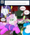 Size: 1689x1974 | Tagged: safe, artist:blackbewhite2k7, rarity, spike, sweetie belle, dragon, pony, unicorn, g4, ask, bell, bell collar, blushing, cat bell, catfilly, catgirl (dc), catmare, catwoman, clothes, collar, crazy face, dress, drool, emanata, exclamation point, faic, female, gritted teeth, jervis tetch, kitrina falcone, mad hatter, male, naive, pinpoint eyes, scared, ship:spikebelle, shipping, straight, sweat, sweatdrops, teeth