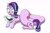 Size: 2008x1312 | Tagged: safe, artist:wallparty, starlight glimmer, pony, unicorn, g4, book, female, glowing horn, horn, long glimmer, long pony, lying down, meme, no pupils, reading, solo