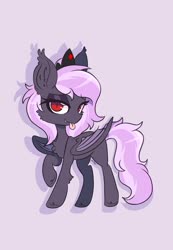 Size: 1900x2740 | Tagged: safe, artist:epic_gamerhorse, oc, oc:sak, bat pony, vampire, vampony, bat pony oc, bat wings, crown, cute, female, jewelry, looking at you, mare, mlem, regalia, silly, tongue out, wings