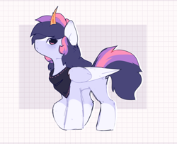 Size: 1470x1191 | Tagged: safe, artist:php146, oc, oc only, oc:blue star, alicorn, pony, male, solo, stallion, two toned wings, wings