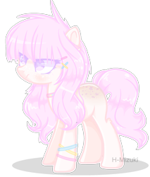 Size: 1859x2187 | Tagged: safe, artist:chaostrical, artist:harukamizuki-chan, oc, oc only, earth pony, pony, base used, female, mare, simple background, solo, transparent background