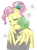 Size: 950x1293 | Tagged: safe, artist:saby, fluttershy, oc, oc:anon, human, pegasus, pony, g4, /mlp/, 4chan, clothes, colored sketch, comforting, dialogue, drawthread, eyes closed, feels, female, hug, male, mare, older, older fluttershy, ponified, ponified scene, shirt, simple background, speech bubble, text, wholesome, winghug