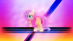 Size: 3840x2160 | Tagged: safe, artist:dashiesparkle edit, artist:game-beatx14, edit, fluttershy, pegasus, pony, g4, female, high res, mare, solo, wallpaper, wallpaper edit