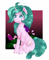 Size: 2093x2565 | Tagged: safe, artist:naezithania, oc, oc only, oc:orchid waterfall, pony, unicorn, female, high res, mare, solo