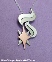 Size: 622x743 | Tagged: safe, artist:silverslinger, starlight glimmer, g4, craft, cutie mark, irl, jewelry, pendant, photo