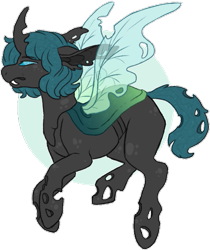 Size: 437x521 | Tagged: safe, artist:wytchwoods, oc, oc only, oc:monica, changeling, changeling oc, simple background, solo, transparent background