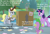 Size: 1008x693 | Tagged: safe, edit, edited screencap, editor:korora, screencap, derpy hooves, spike, twilight sparkle, alicorn, dragon, pegasus, pony, g4, the point of no return, butt, cropped, cute, derpabetes, dialogue, female, hat, implied rainbow dash, implied zephyr breeze, mail, mailmare hat, mailpony uniform, male, mare, package, twilight sparkle (alicorn), uh oh, winged spike, wings