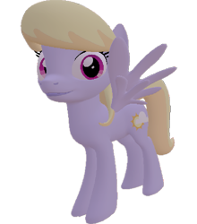 Size: 633x720 | Tagged: safe, artist:topsangtheman, cloud kicker, pegasus, pony, g4, 3d, female, looking at you, simple background, solo, source filmmaker, transparent background