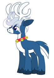 Size: 1896x2736 | Tagged: safe, artist:fusion sparkle, oc, oc only, oc:diego, deer, reindeer, commission, solo