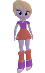 Size: 445x720 | Tagged: safe, artist:topsangtheman, cloud kicker, equestria girls, g4, 3d, female, looking at you, simple background, solo, source filmmaker, transparent background