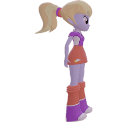 Size: 748x720 | Tagged: safe, artist:topsangtheman, cloud kicker, equestria girls, g4, 3d, female, simple background, solo, source filmmaker, transparent background