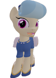 Size: 519x720 | Tagged: safe, artist:topsangtheman, golden hooves (g4), earth pony, pony, g4, 3d, female, open mouth, simple background, solo, source filmmaker, transparent background