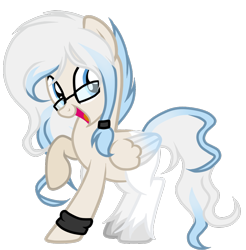 Size: 900x916 | Tagged: safe, artist:nutellcake, oc, oc only, pegasus, pony, female, glasses, mare, simple background, solo, transparent background