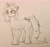 Size: 2048x1944 | Tagged: safe, artist:willoillo, oc, oc only, oc:pastel pastiche, pony, unicorn, cyberpunk, horn, nighthaze, sierra nevada, sketch, solo, unicorn oc