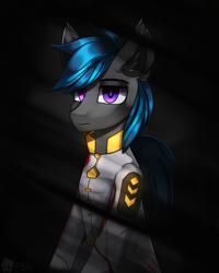 Size: 2000x2500 | Tagged: safe, artist:freak-side, oc, oc only, oc:nocturne star, bat pony, pony, bat pony oc, bat wings, blood, clothes, high res, male, solo, suit, wings