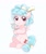 Size: 1725x2048 | Tagged: dead source, safe, artist:ginmaruxx, cozy glow, pegasus, pony, g4, belly, blushing, cozybetes, cute, female, filly, headband, looking at you, plushie, simple background, sitting, smiling, solo, white background