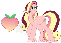 Size: 924x649 | Tagged: safe, artist:faith-wolff, oc, oc only, earth pony, pony, cloven hooves, cutie mark, female, freckles, long feather, magical gay spawn, mare, offspring, offspring's offspring, parent:oc:helios, parent:oc:pure heart, parents:oc x oc, shoulder freckles, simple background, solo, transparent background