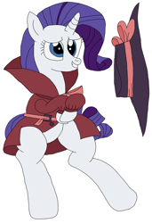 Size: 2160x3160 | Tagged: safe, artist:hubfanlover678, rarity, pony, g4, detective rarity, female, high res, solo